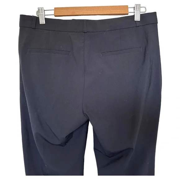 Banana Republic Ryan Slim Straight Fit Washable Wool Blend Pants Black  8 Short - Picture 7 of 14